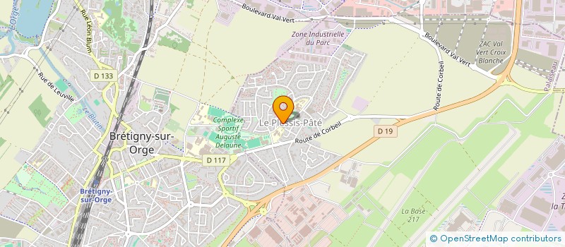 localisation de l'entreprise EVOLU'TIF  LE PLESSIS-PATE