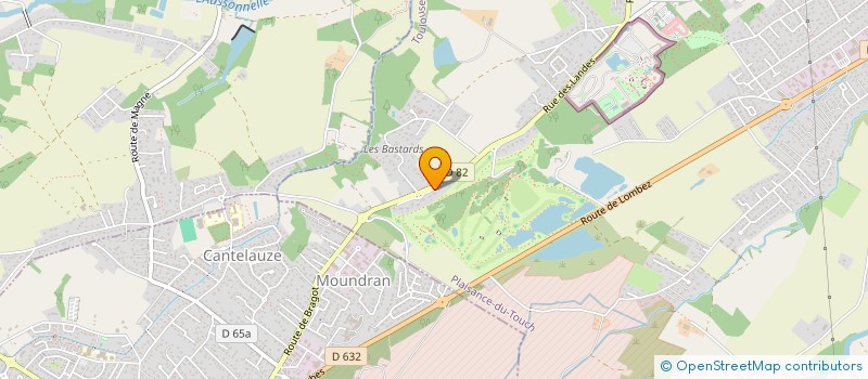 localisation de l'entreprise EVOLU'UP  PLAISANCE-DU-TOUCH