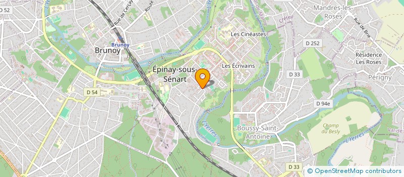 localisation de l'entreprise EVOLUA PAIE  EPINAY-SOUS-SENART