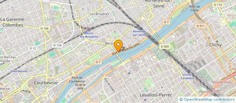 localisation de l'entreprise EVOLUBAIL à COURBEVOIE