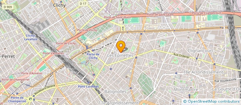 localisation de l'entreprise EVOLUCIM  PARIS