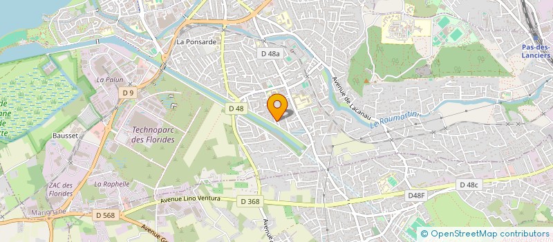 localisation de l'entreprise EVOLUDIAG à MARIGNANE