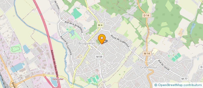 localisation de l'entreprise EVOLUFI CONSEIL à BRUGUIERES