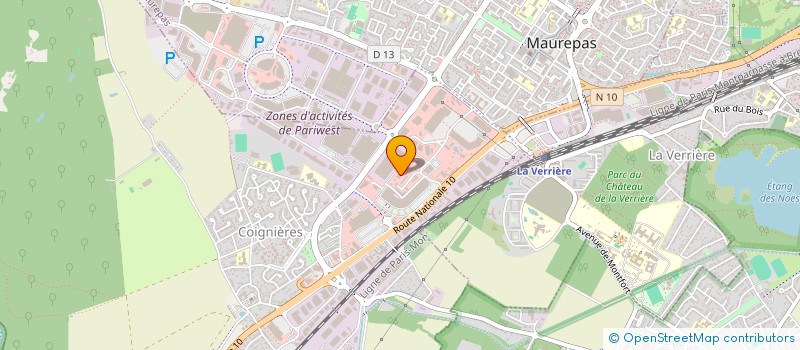 localisation de l'entreprise EVOLUFIX  COIGNIERES