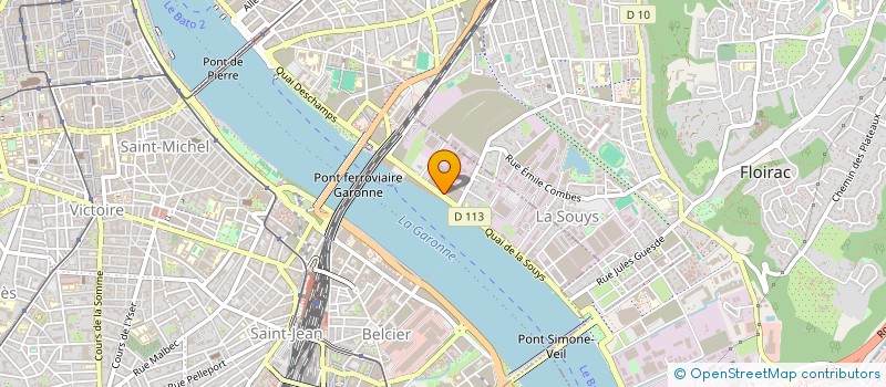 localisation de l'entreprise EVOLUFOOT CAFE  BORDEAUX