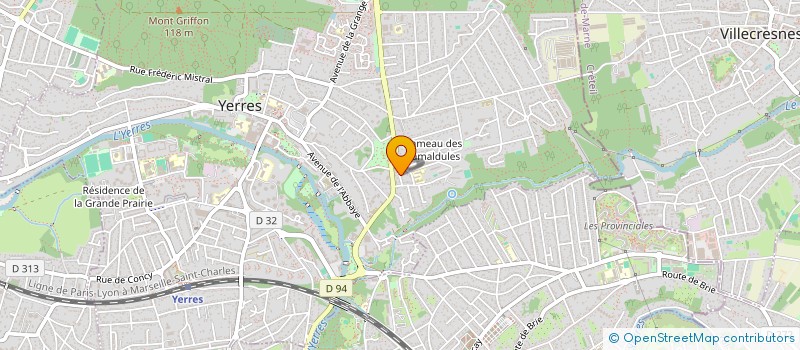 localisation de l'entreprise EVOLUGROUP  YERRES