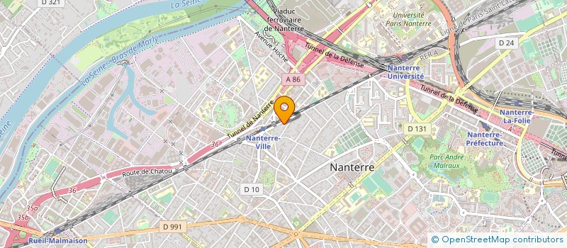 localisation de l'entreprise EVOLUKID  NANTERRE