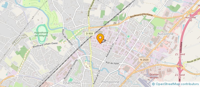 localisation de l'entreprise EVOLUMETAL à MONTAUBAN