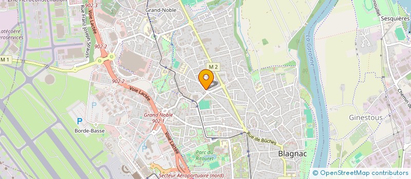 localisation de l'entreprise EVOLUPAIE  BLAGNAC