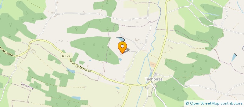 localisation de l'entreprise EVOLURIS  TACHOIRES