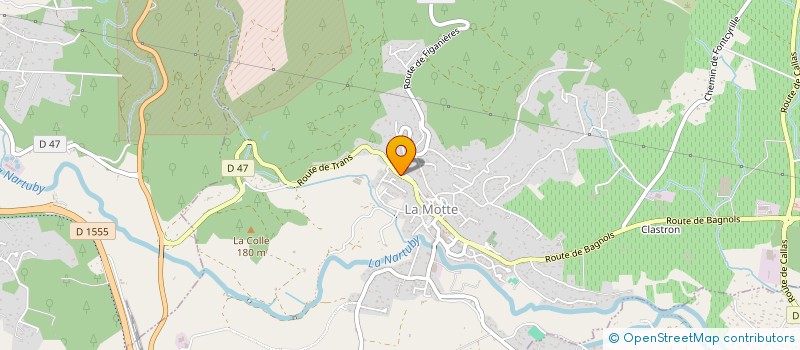 localisation de l'entreprise EVOLUSKIN  LA MOTTE