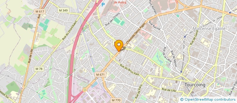 localisation de l'entreprise EVOLUSMART  TOURCOING