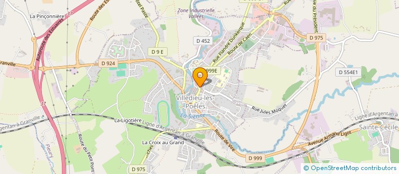 localisation de l'entreprise EVOLUTIF  VILLEDIEU-LES-POELES-ROUFFIGNY