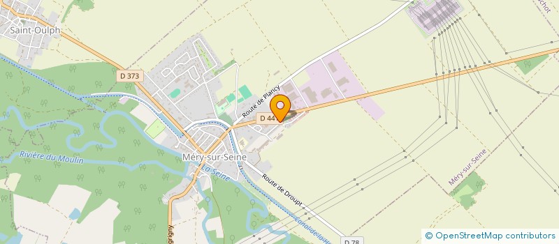 localisation de l'entreprise EVOLUTIF COIFFURE  MERY-SUR-SEINE