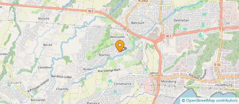 localisation de l'entreprise EVOLUTIF' FANFARE DE BAIE MAHAULT  BAIE-MAHAULT