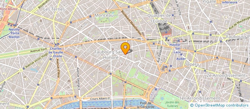 localisation de l'entreprise EVOLUTION 1  PARIS