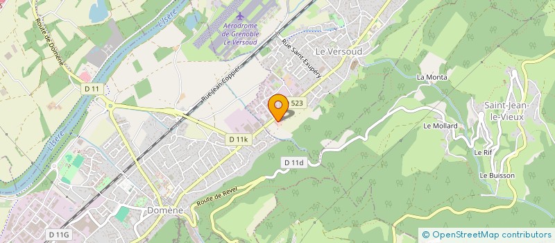 localisation de l'entreprise EVOLUTION 2  LE VERSOUD