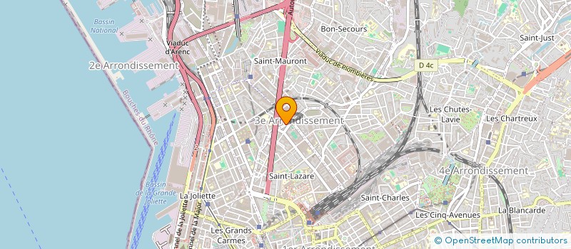 localisation de l'entreprise EVOLUTION 2J à MARSEILLE