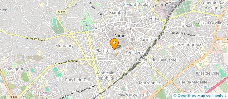 localisation de l'entreprise EVOLUTION à NIMES