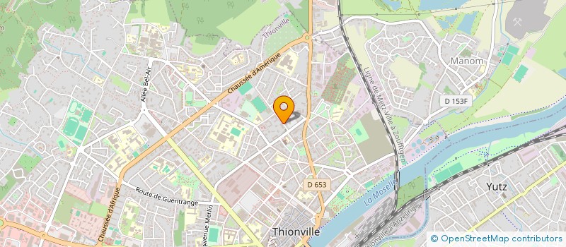 localisation de l'entreprise EVOLUTION à THIONVILLE