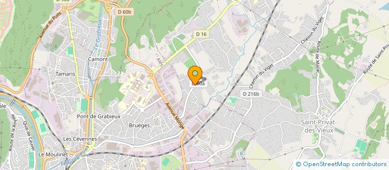 localisation de l'entreprise EVOLUTION  SAINT-PRIVAT-DES-VIEUX