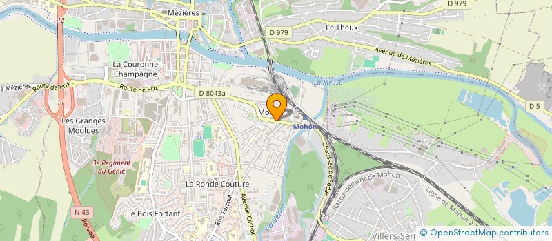localisation de l'entreprise EVOLUTION  CHARLEVILLE-MEZIERES