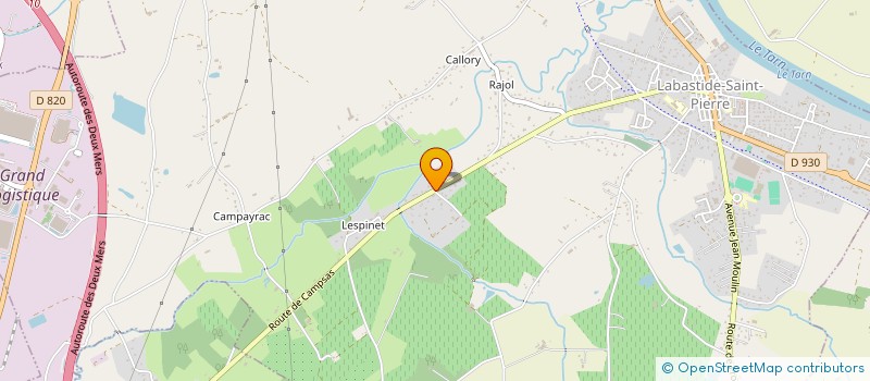 localisation de l'entreprise EVOLUTION  MONTAUBAN