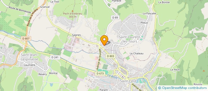 localisation de l'entreprise EVOLUTION  SAINT-LAURENT-LES-TOURS