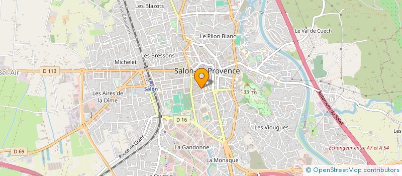 localisation de l'entreprise EVOLUTION  SALON-DE-PROVENCE