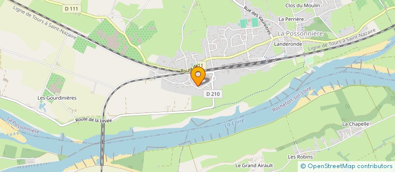 localisation de l'entreprise EVOLUTION  LA POSSONNIERE