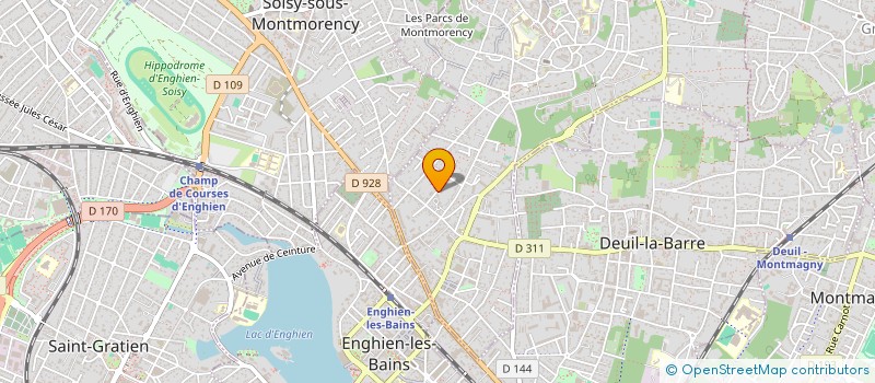 localisation de l'entreprise EVOLUTION  MONTMORENCY