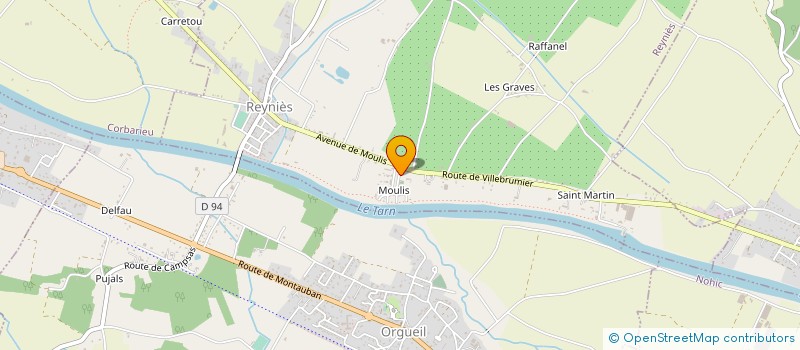 localisation de l'entreprise EVOLUTION  LABASTIDE-SAINT-PIERRE