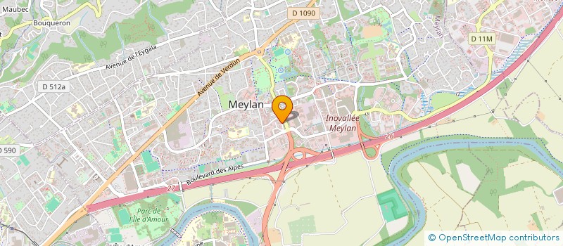 localisation de l'entreprise EVOLUTION  MEYLAN