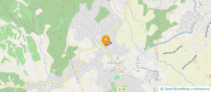 localisation de l'entreprise EVOLUTION  PIERREVERT