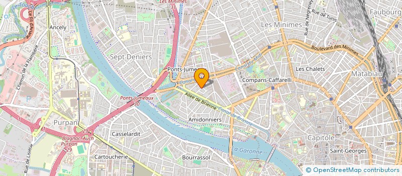 localisation de l'entreprise EVOLUTION  TOULOUSE