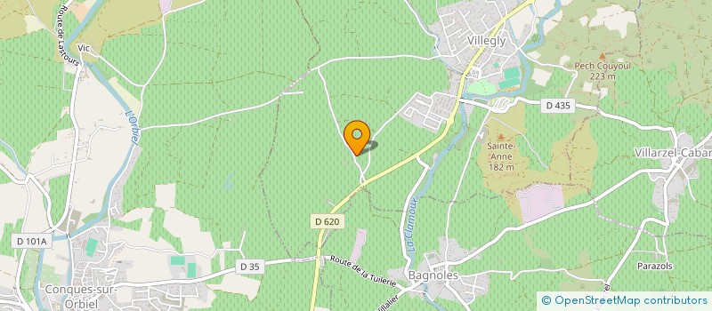 localisation de l'entreprise EVOLUTION  VILLEGLY