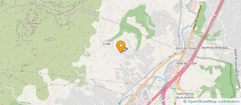 localisation de l'entreprise EVOLUTION AGENCEMENT  AUBAGNE