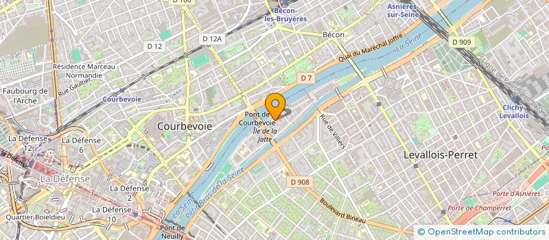 localisation de l'entreprise EVOLUTION & CARRIERES à NEUILLY-SUR-SEINE