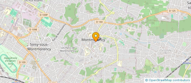 localisation de l'entreprise EVOLUTION.COM  MONTMORENCY