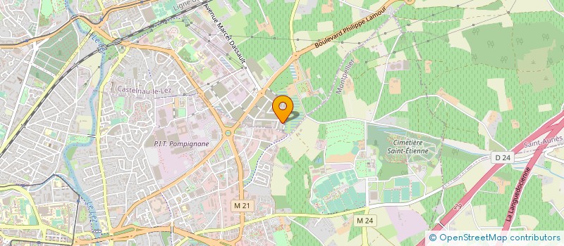 localisation de l'entreprise EVOLUTION CONSEILS CARRIERE ORIENTATION RH  CASTELNAU-LE-LEZ