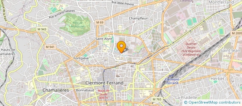 localisation de l'entreprise EVOLUTION CREATION SON AUTORADIO à CLERMONT-FERRAND