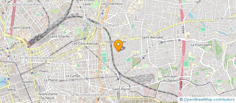 localisation de l'entreprise EVOLUTION ECOLE DE DANSE à MARSEILLE