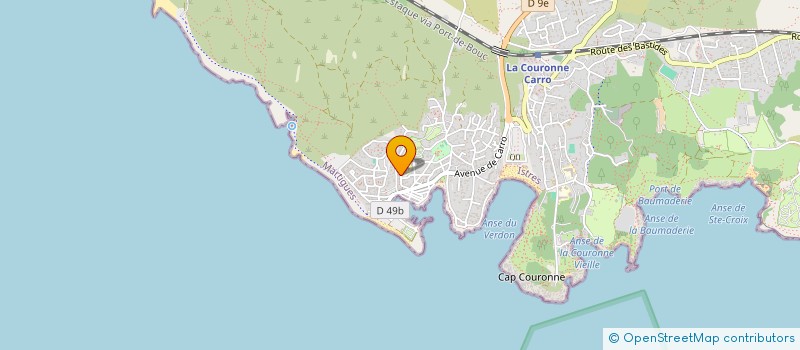 localisation de l'entreprise EVOLUTION ELECTRIQUE à MARTIGUES