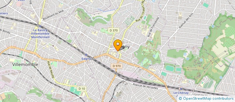 localisation de l'entreprise EVOLUTION ET TECHNIQUES à GAGNY