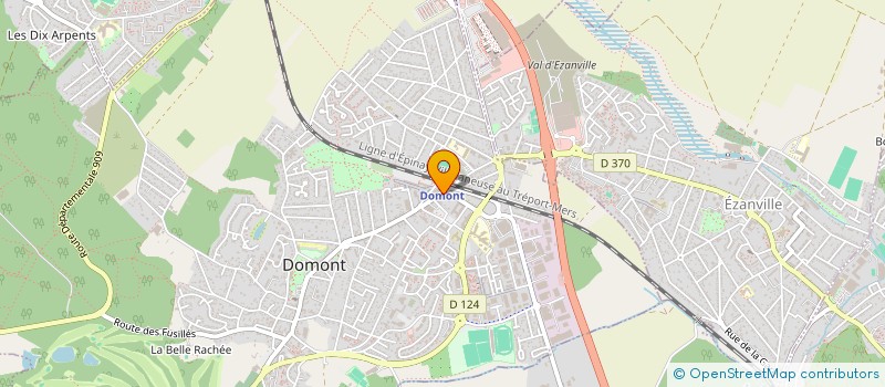 localisation de l'entreprise EVOLUTION EXPERTISE  DOMONT