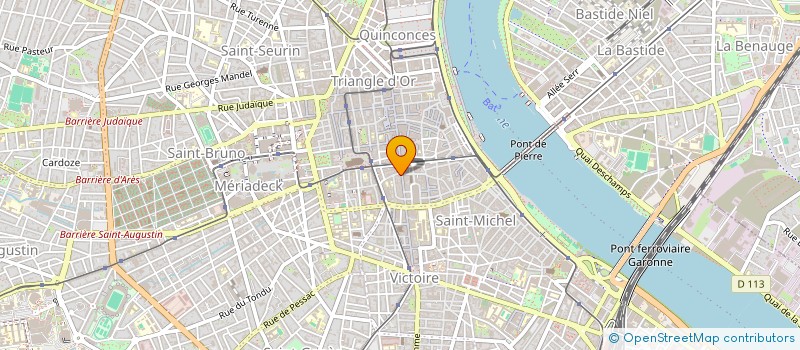localisation de l'entreprise EVOLUTION EXPRESS à BORDEAUX