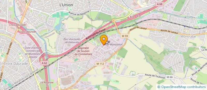 localisation de l'entreprise EVOLUTION GRAPHIQUE à L'UNION