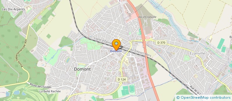 localisation de l'entreprise EVOLUTION INVEST  DOMONT
