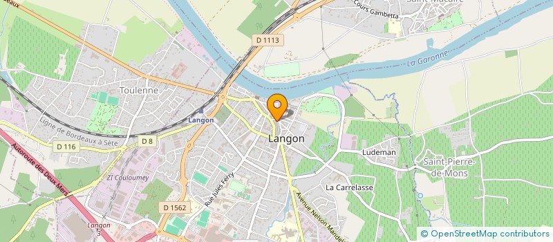 localisation de l'entreprise EVOLUTION KB à LANGON