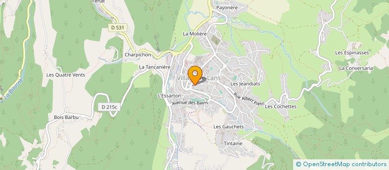 localisation de l'entreprise EVOLUTION KIDS  VILLARD-DE-LANS